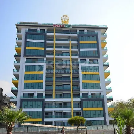 Flat On The First Line With Sea View In Konak Tower Апартаменти *