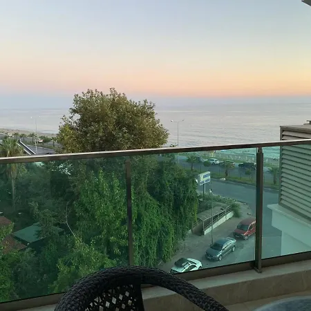 شقة Flat On The First Line With Sea View In Konak Tower